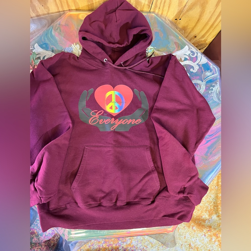 NEW Hoodie Sweatshirt Unisex "Acceptance for Everyone"